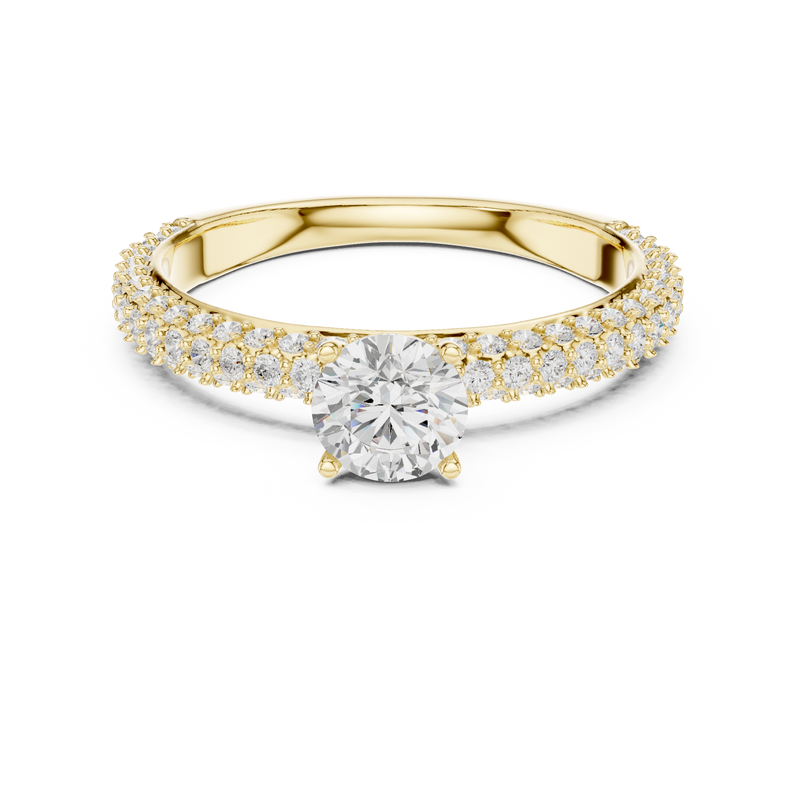 Ladies Ring LR-0288@7 - Yellow Gold - Image