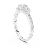 Ladies Ring LR-0289@7 - White Gold - Image