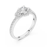 Ladies Ring LR-0289@7 - White Gold - Image