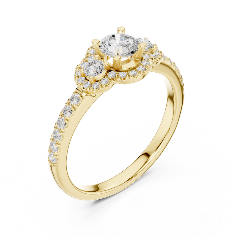 Ladies Ring LR-0289@7 - Yellow Gold - Image
