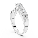 Ladies Ring LR-0292@7 - White Gold - Image