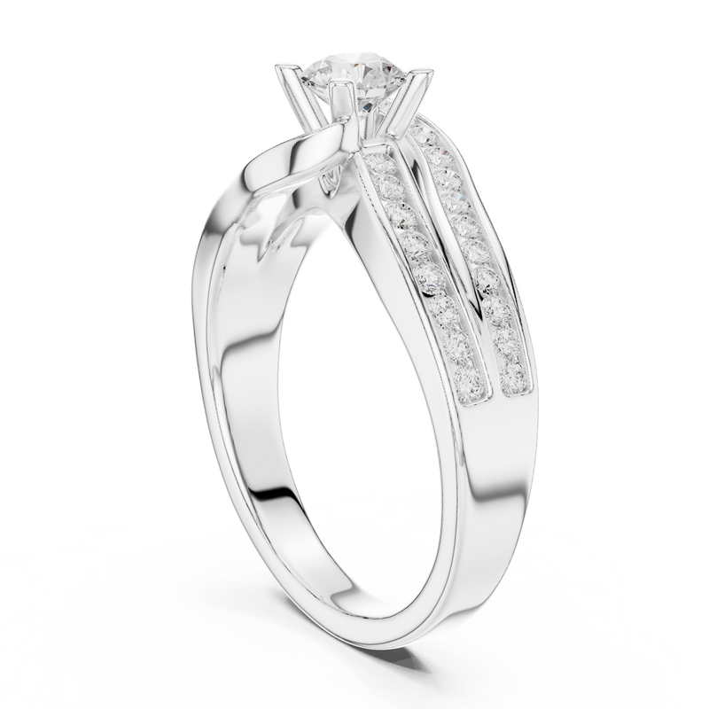 Ladies Ring LR-0292@7 - White Gold - Image