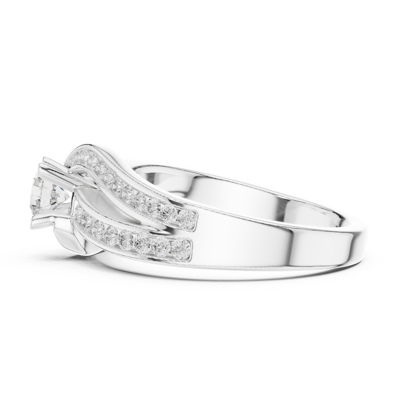 Ladies Ring LR-0292@7 - White Gold - Image