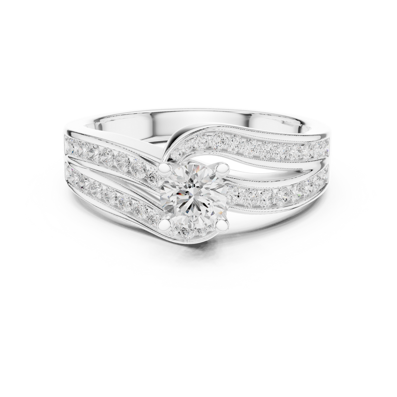 Ladies Ring LR-0292@7 - White Gold - Image