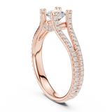 Ladies Ring LR-0295@7 - Rose Gold - Image