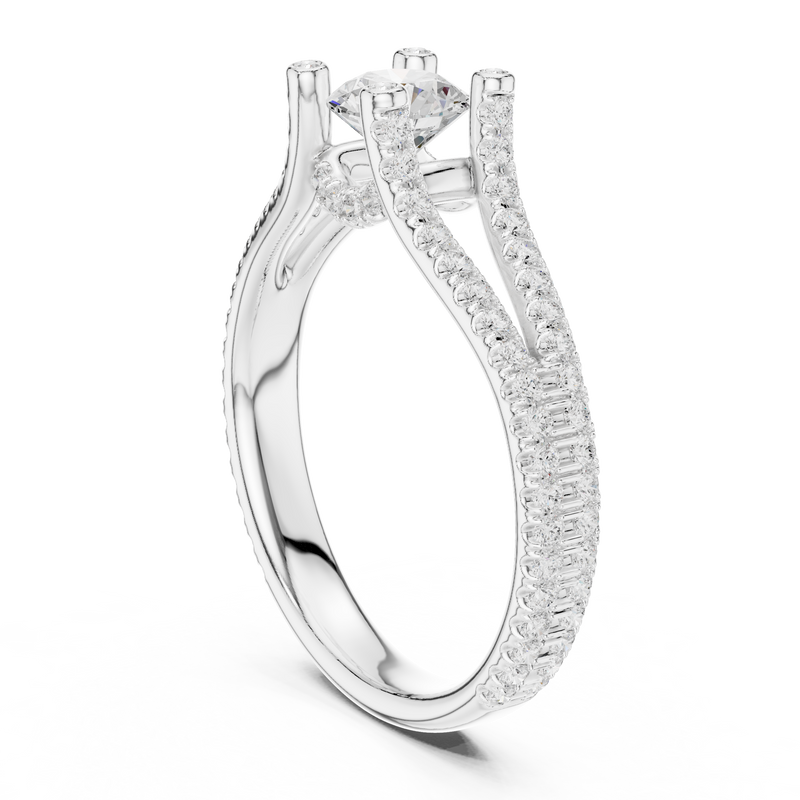 Ladies Ring LR-0295@7 - White Gold - Image