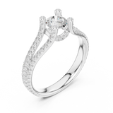 Ladies Ring LR-0295@7 - White Gold - Image