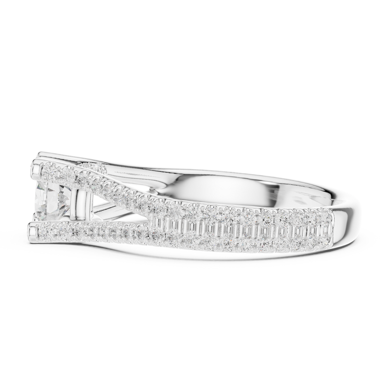 Ladies Ring LR-0295@7 - White Gold - Image