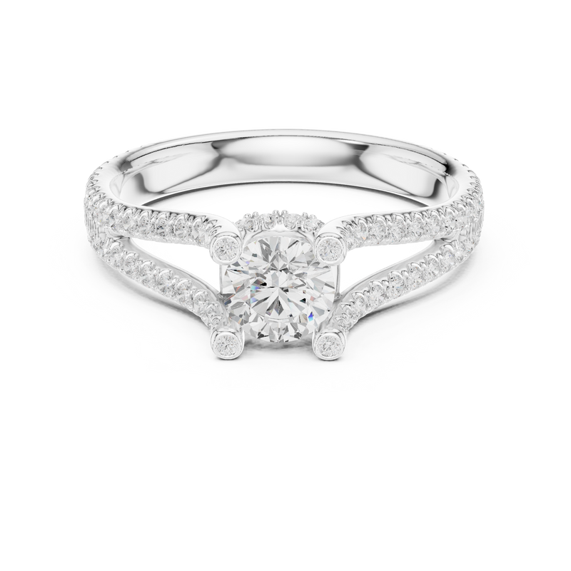 Ladies Ring LR-0295@7 - White Gold - Image
