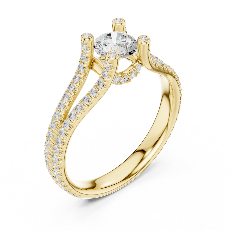 Ladies Ring LR-0295@7 - Yellow Gold - Image