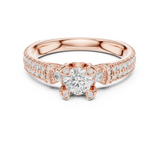 Ladies Ring LR-0296@7 - Rose Gold - Image