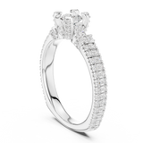 Ladies Ring LR-0296@7 - White Gold - Image