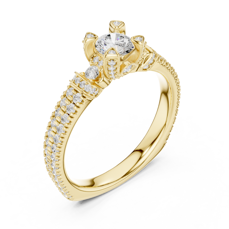 Ladies Ring LR-0296@7 - Yellow Gold - Image