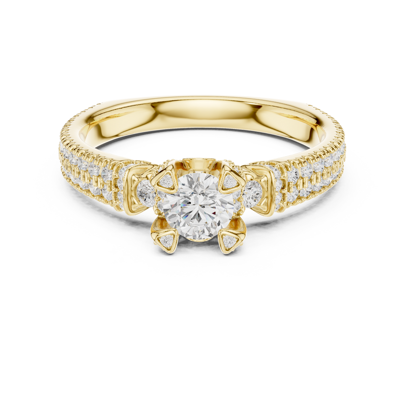 Ladies Ring LR-0296@7 - Yellow Gold - Image