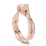 Ladies Ring LR-0299@7 - Rose Gold - Image