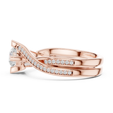 Ladies Ring LR-0299@7 - Rose Gold - Image