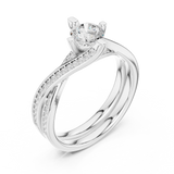 Ladies Ring LR-0299@7 - White Gold - Image