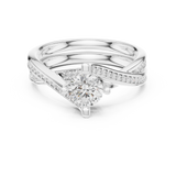Ladies Ring LR-0299@7 - White Gold - Image