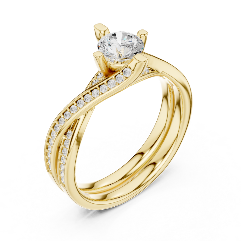 Ladies Ring LR-0299@7 - Yellow Gold - Image