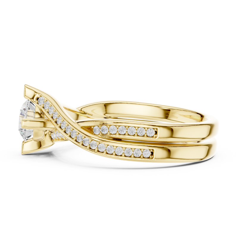 Ladies Ring LR-0299@7 - Yellow Gold - Image