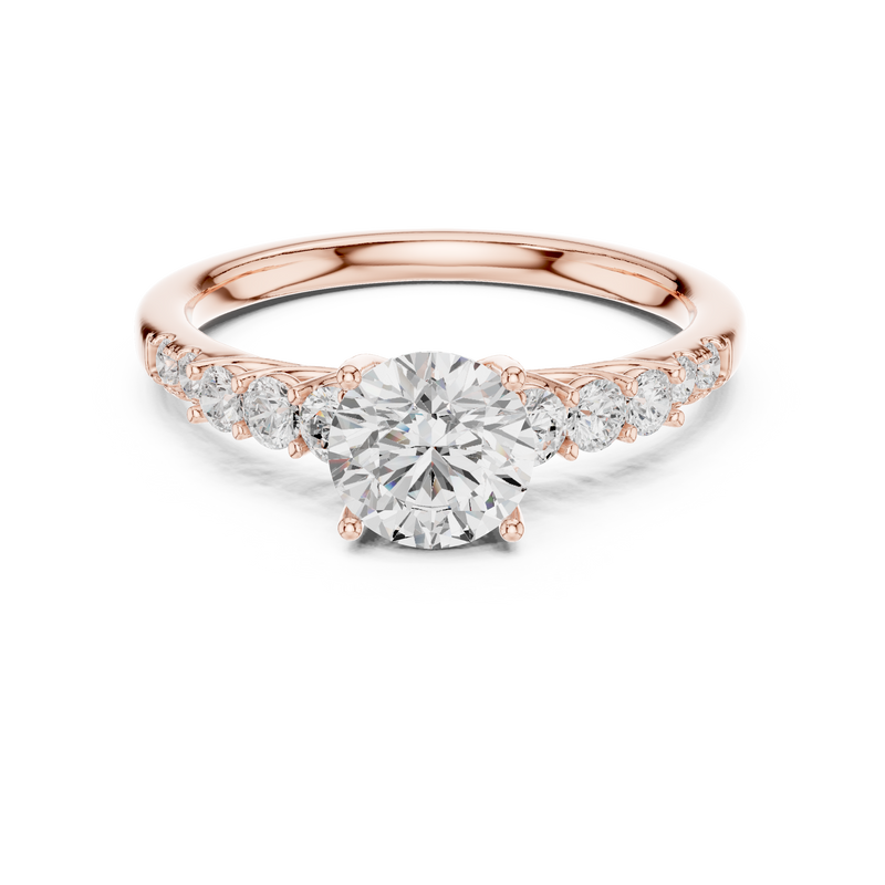 Ladies Ring LR-0300@7 - Rose Gold - Image