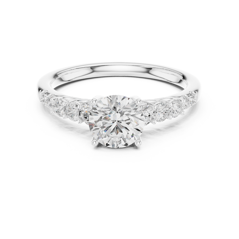 Ladies Ring LR-0300@7 - White Gold - Image