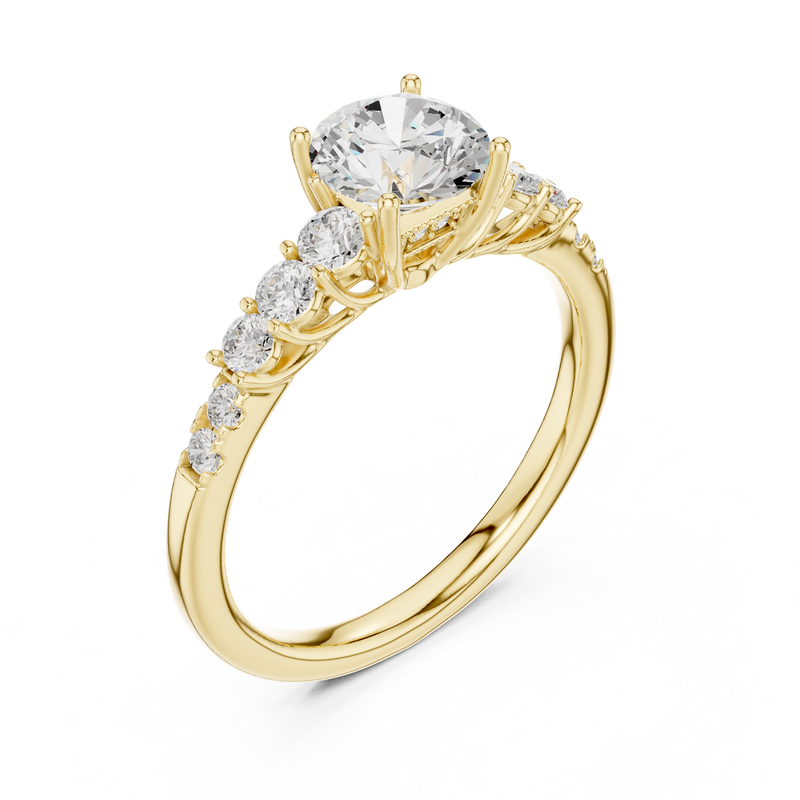 Ladies Ring LR-0300@7 - Yellow Gold - Image