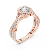 Ladies Ring LR-0301@7 - Rose Gold - Image