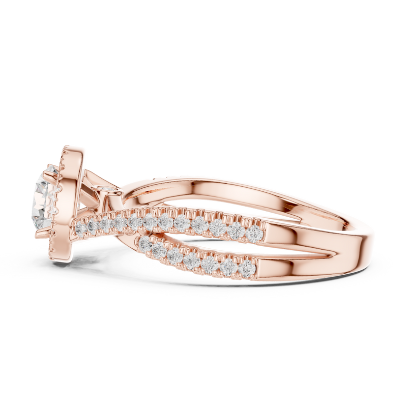 Ladies Ring LR-0301@7 - Rose Gold - Image