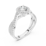 Ladies Ring LR-0301@7 - White Gold - Image