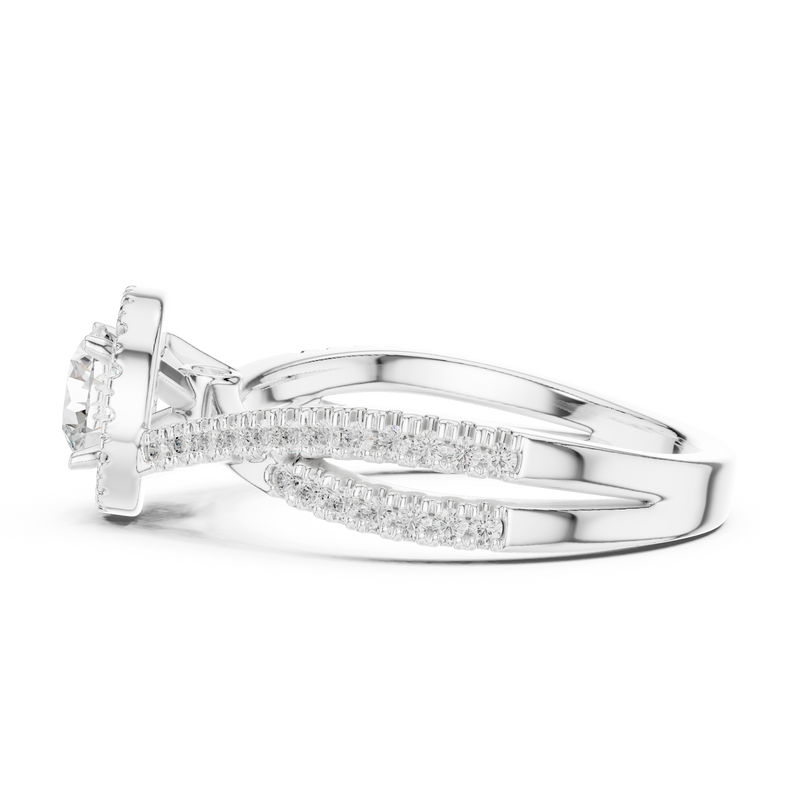 Ladies Ring LR-0301@7 - White Gold - Image