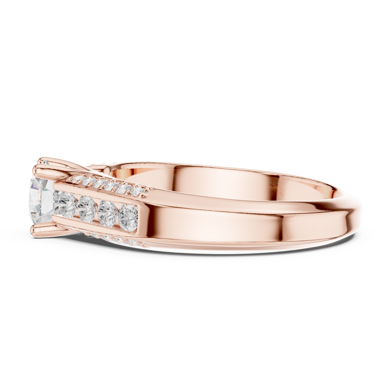Ladies Ring LR-0303@7 - Rose Gold - Image