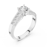 Ladies Ring LR-0303@7 - White Gold - Image