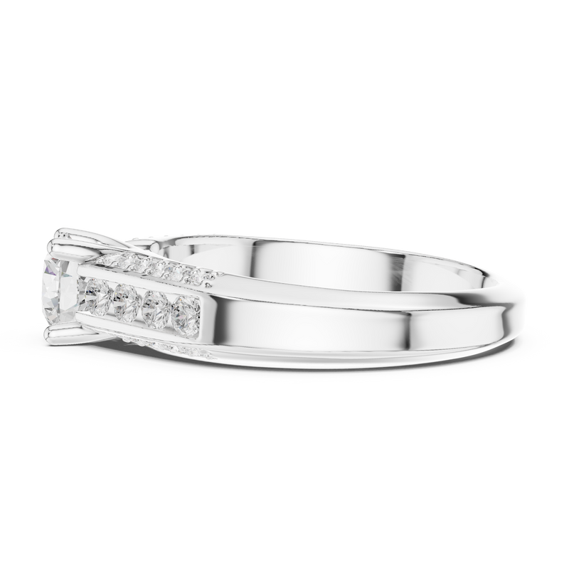 Ladies Ring LR-0303@7 - White Gold - Image