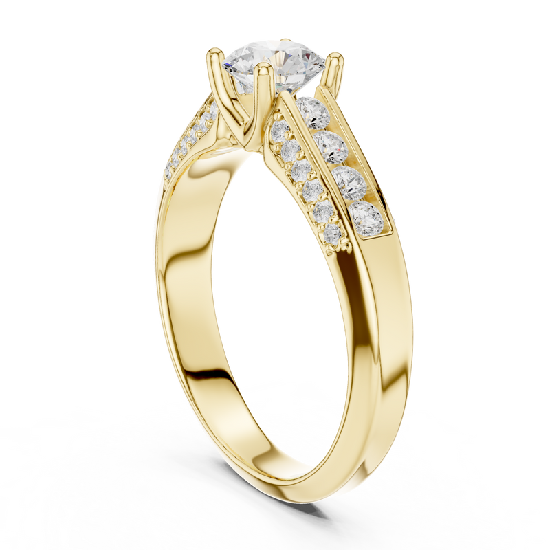 Ladies Ring LR-0303@7 - Yellow Gold - Image