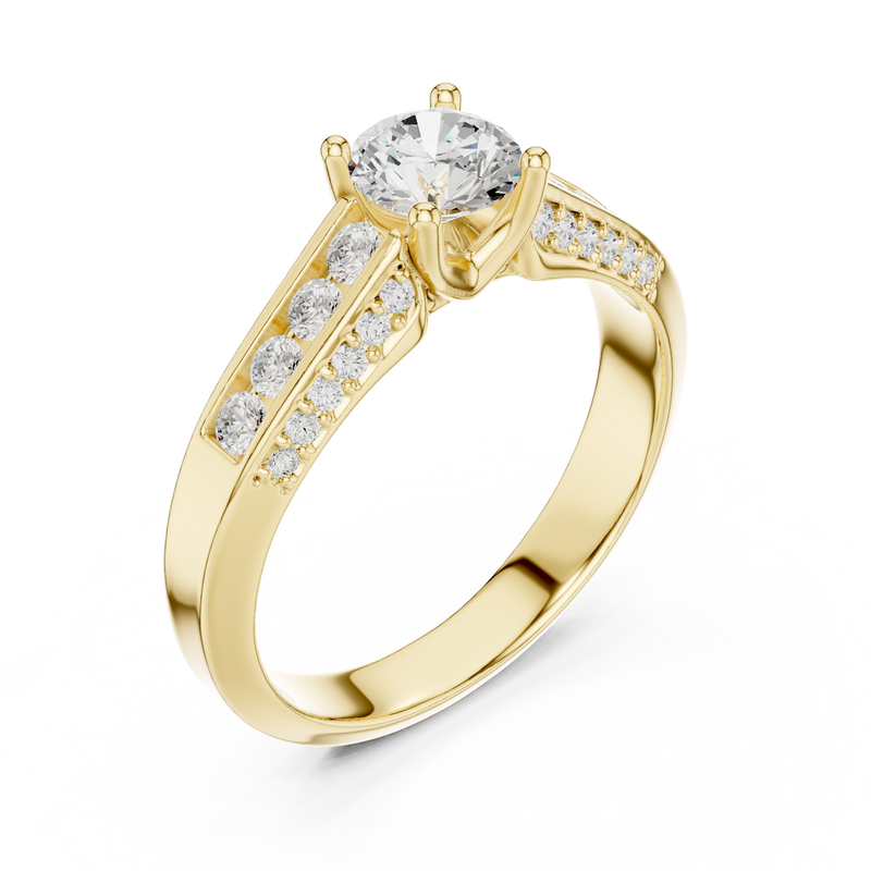 Ladies Ring LR-0303@7 - Yellow Gold - Image