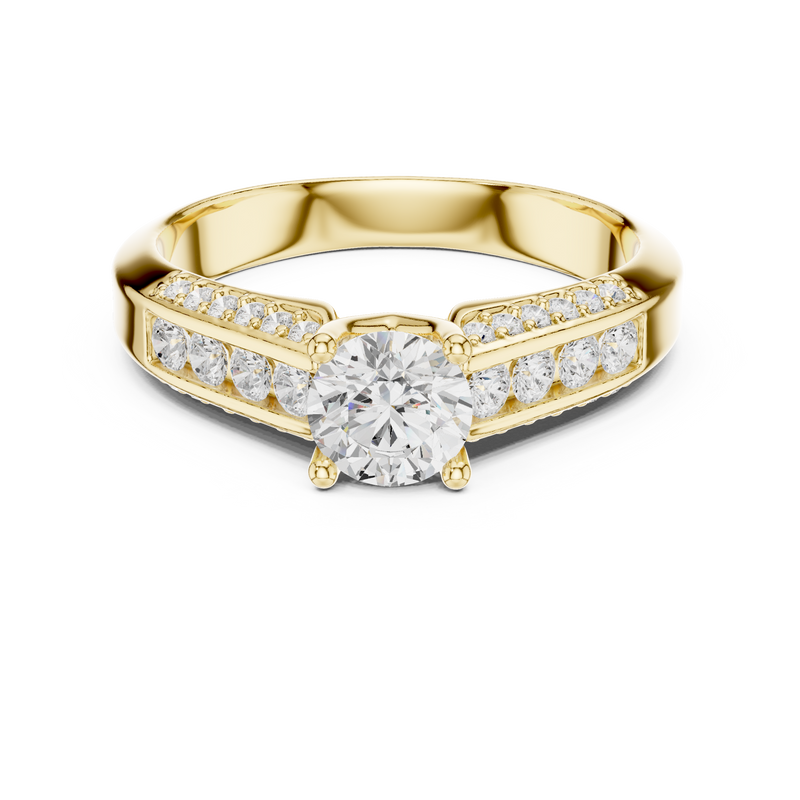 Ladies Ring LR-0303@7 - Yellow Gold - Image