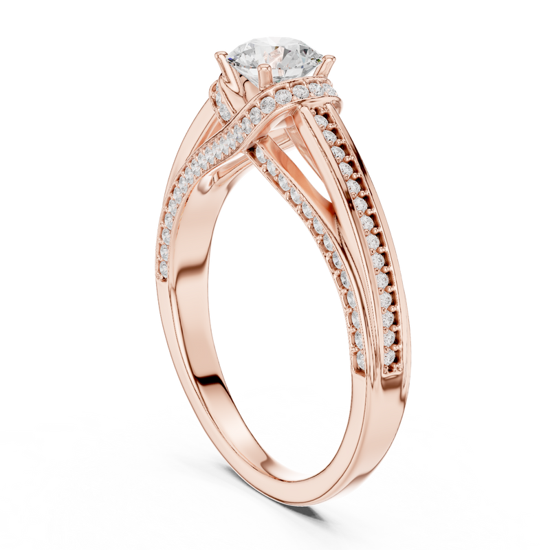 Ladies Ring LR-0304@7 - Rose Gold - Image