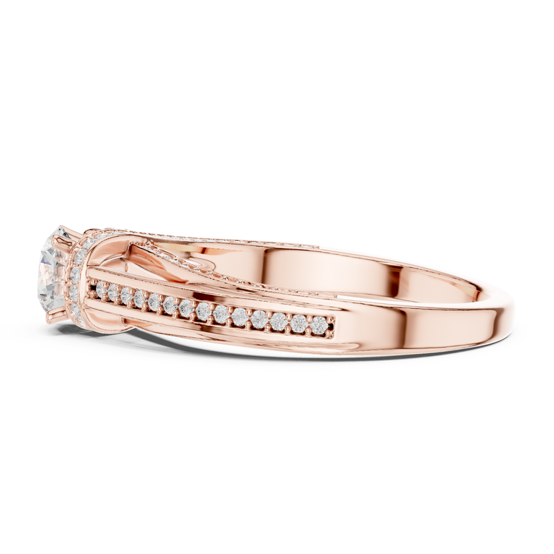 Ladies Ring LR-0304@7 - Rose Gold - Image