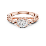Ladies Ring LR-0304@7 - Rose Gold - Image