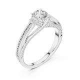 Ladies Ring LR-0304@7 - White Gold - Image
