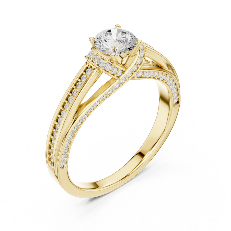 Ladies Ring LR-0304@7 - Yellow Gold - Image