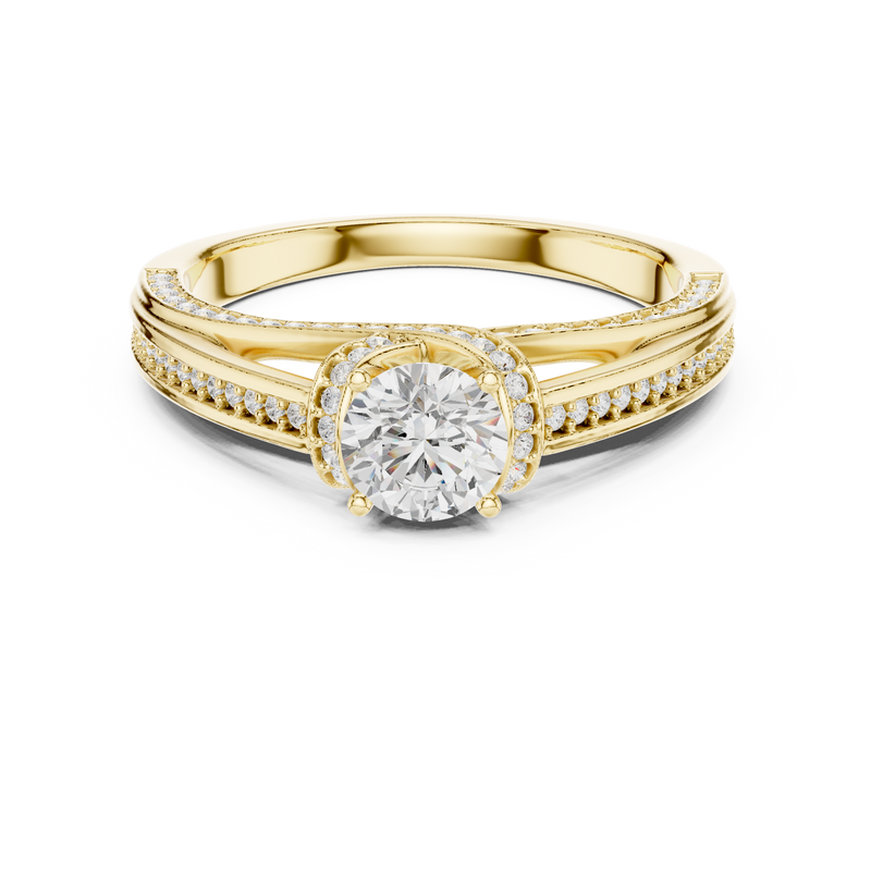 Ladies Ring LR-0304@7 - Yellow Gold - Image