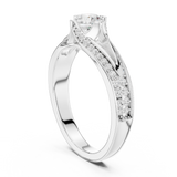 Ladies Ring LR-0305@7 - White Gold - Image