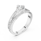 Ladies Ring LR-0305@7 - White Gold - Image