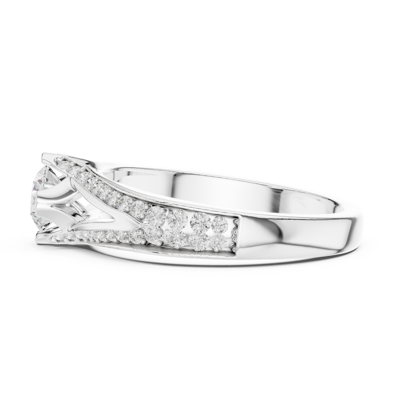 Ladies Ring LR-0305@7 - White Gold - Image