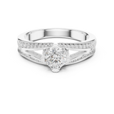Ladies Ring LR-0305@7 - White Gold - Image