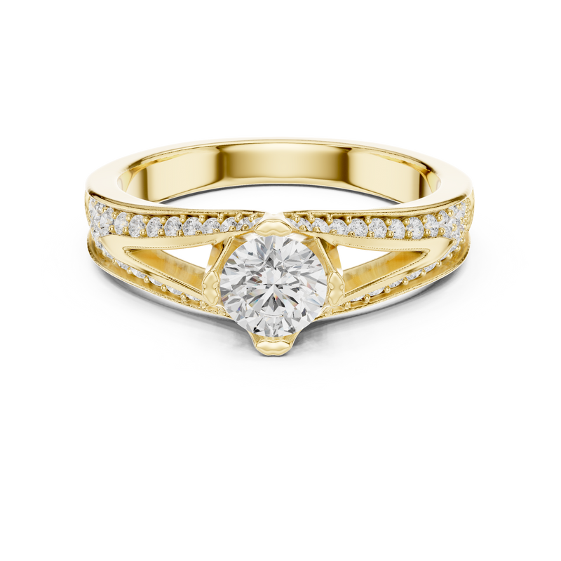 Ladies Ring LR-0305@7 - Yellow Gold - Image