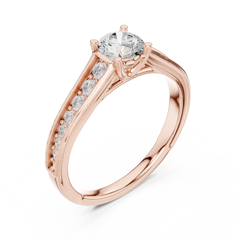 Ladies Ring LR-0309@7 - Rose Gold - Image