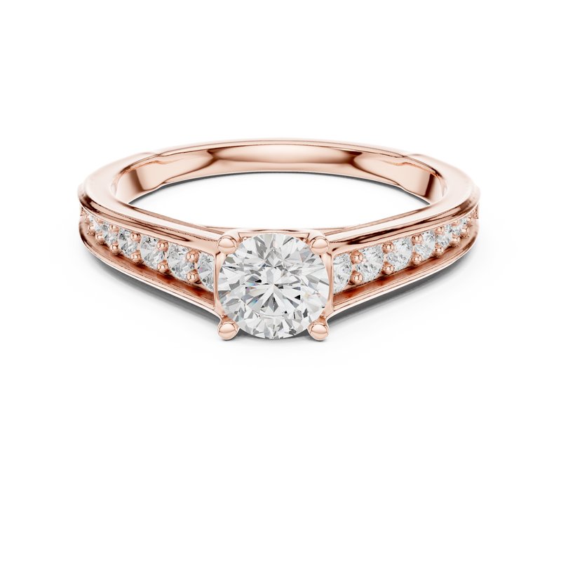 Ladies Ring LR-0309@7 - Rose Gold - Image